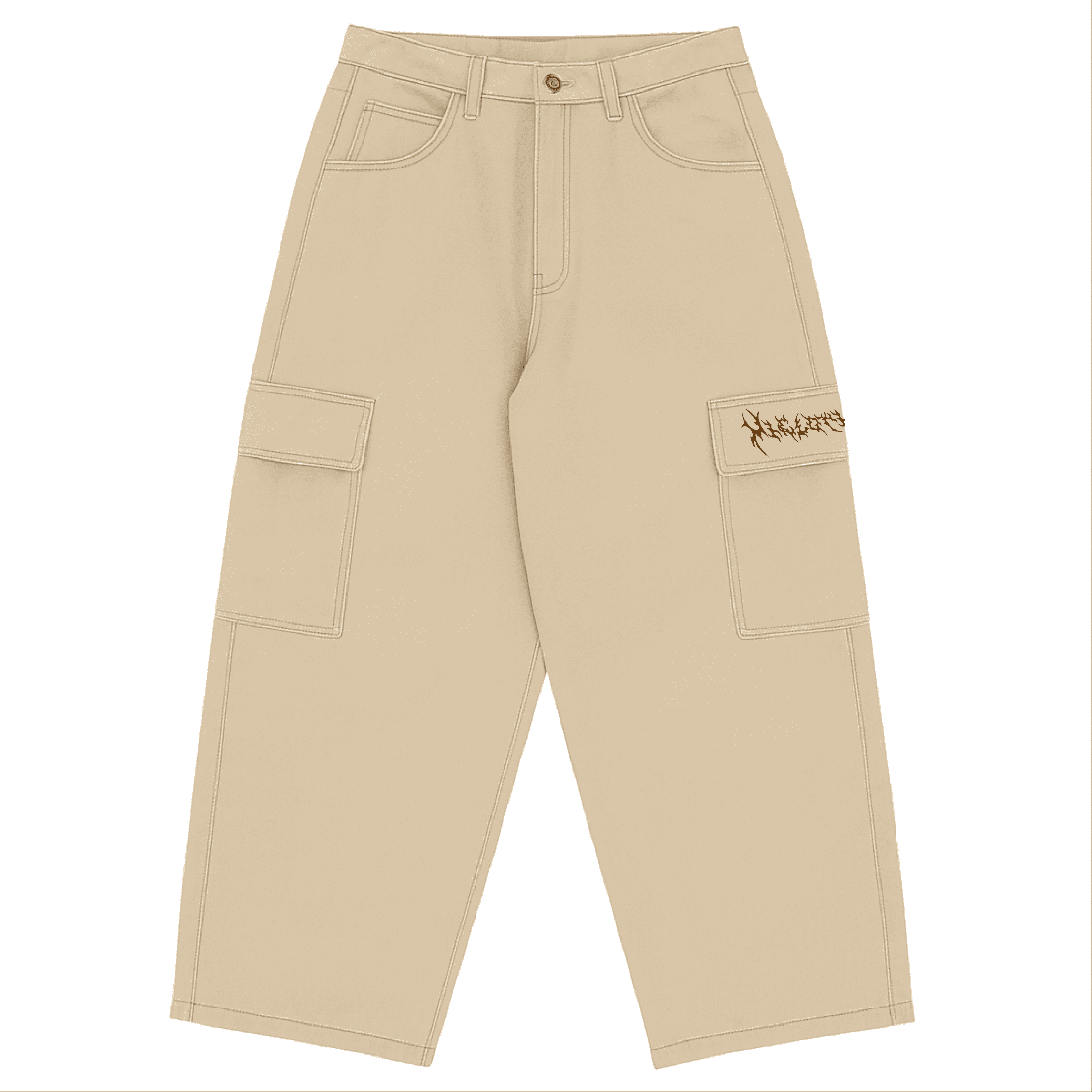 Baggy Pant Cargo Vanila