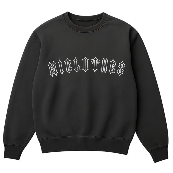 Hoodie Boxy FIT Bone Letter