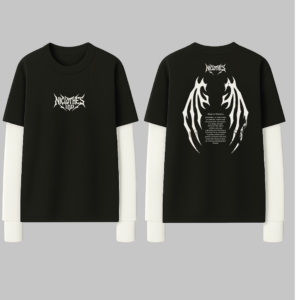 Remera double Gothic Wings