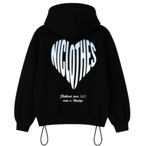 Hoodie Boxy FIT Brave Heart adjustable