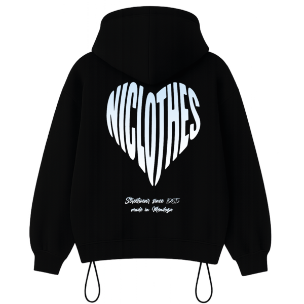 Hoodie Boxy FIT Brave Heart adjustable