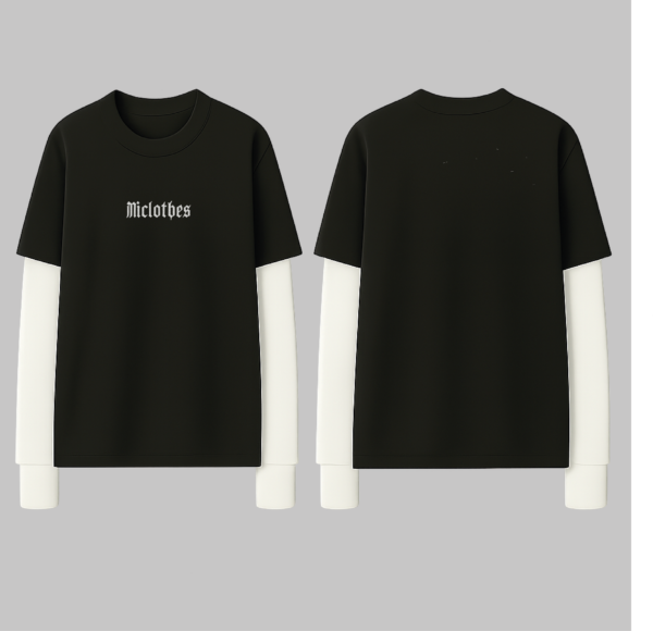 Remera double Gothic letter