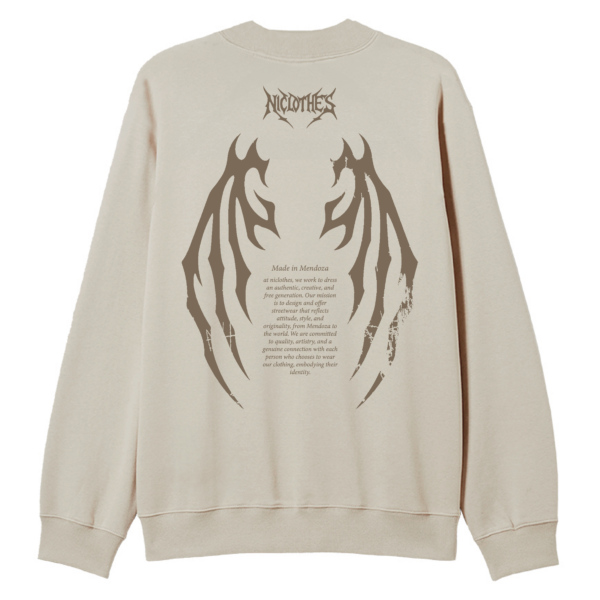Hoodie Over Gothic Wings - Imagen 3