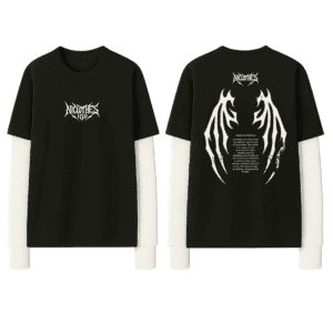 Remera double Gothic Wings