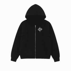 Campera Boxy Fit Black Sight