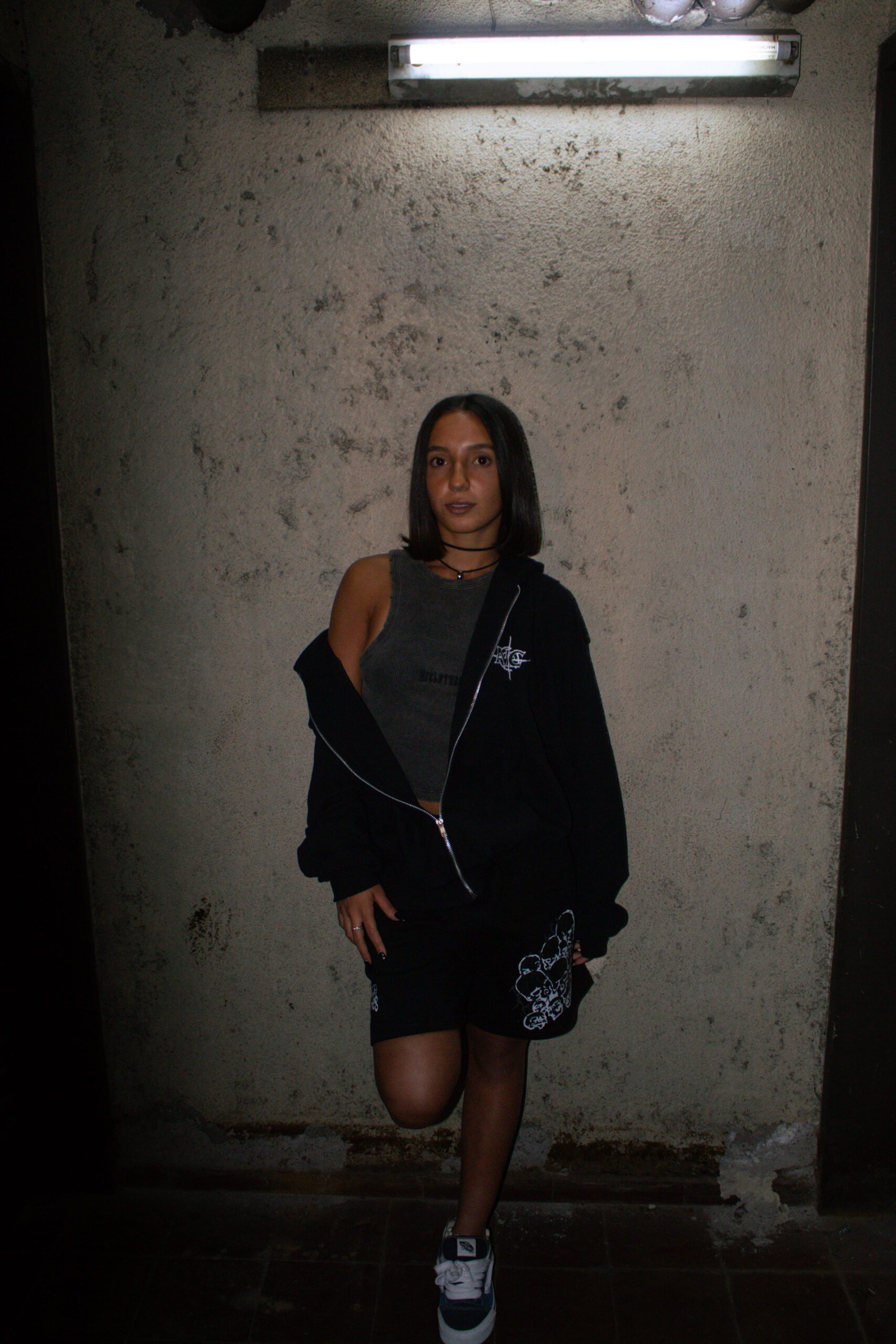 Campera Boxy Fit Black Sight - Imagen 3