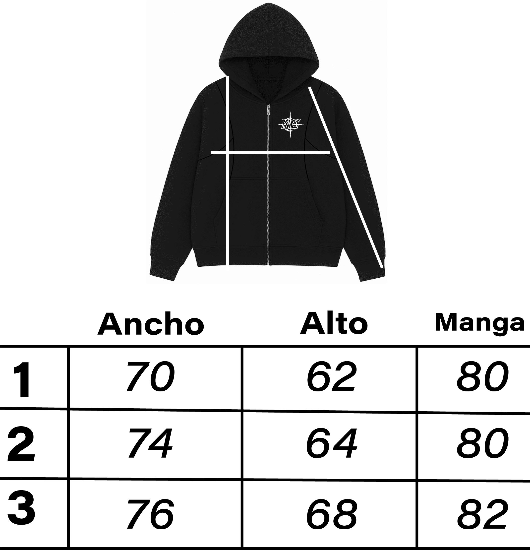 Campera Boxy Fit Black Sight - Imagen 6