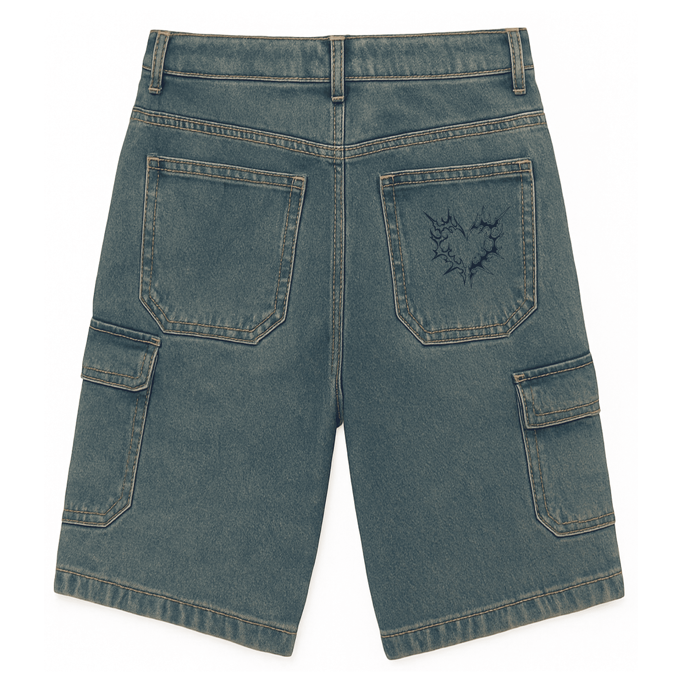 Bermuda 3Cargo Navy Blue 3/4 - Imagen 4